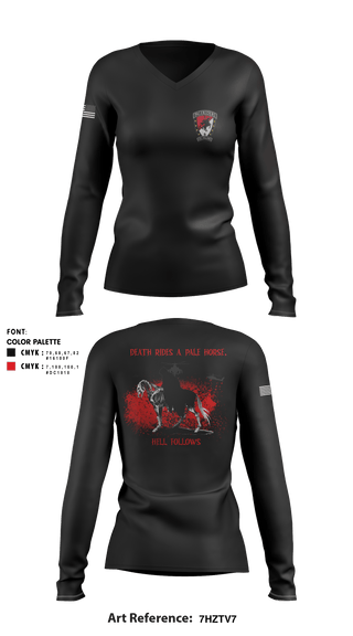 Women's Long Sleeve Vneck Shirt, , Army, Teamtime, Team time, sublimation, custom sports apparel, team uniforms, spirit wear, spiritwear, sports uniforms, custom shirts, team store, custom team store, fundraiser sports, apparel fundraiser