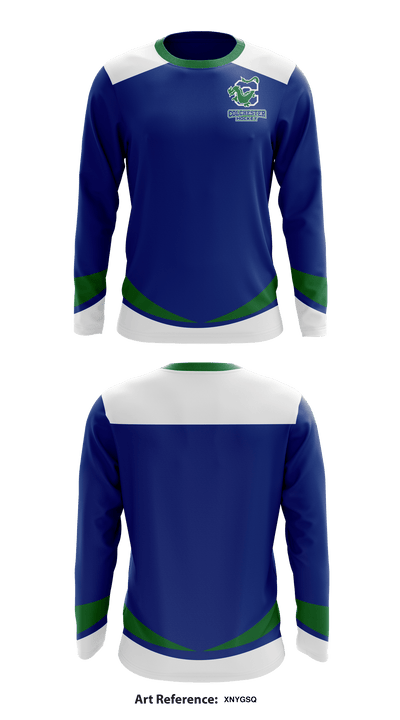 Colchester Hockey 18077730 Long Sleeve Performance Shirt - 1