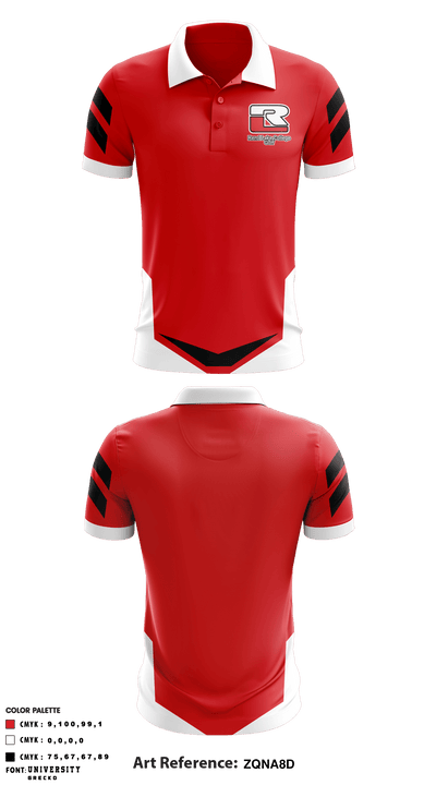 Rend Lake College Golf 97634024 Short Sleeve Performance Polo - 1