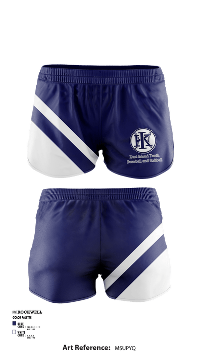 Kent Island Youth Softball 28747832 Women's Shorts - 1
