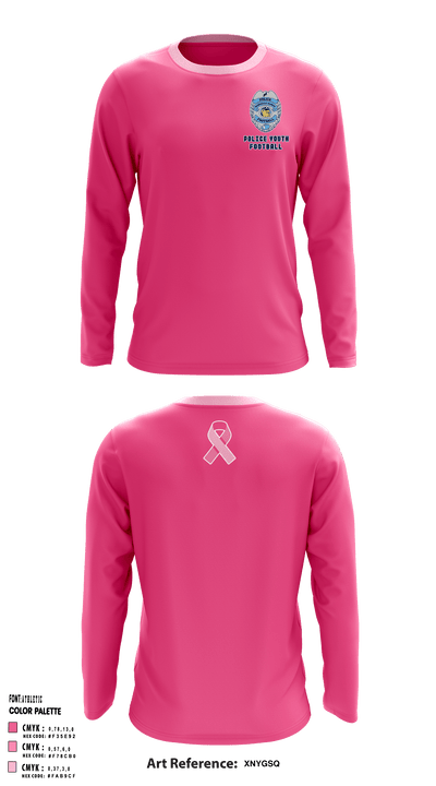 Police-Sandhills Football 67415575 Long Sleeve Performance Shirt - 3