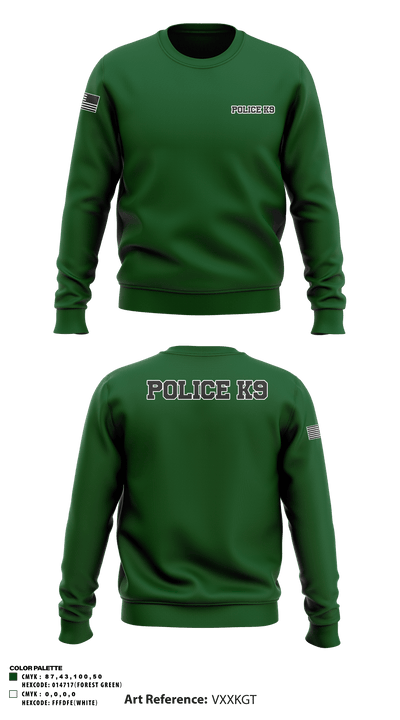 Police K9 35090090 Crew Neck Sweatshirt - 1