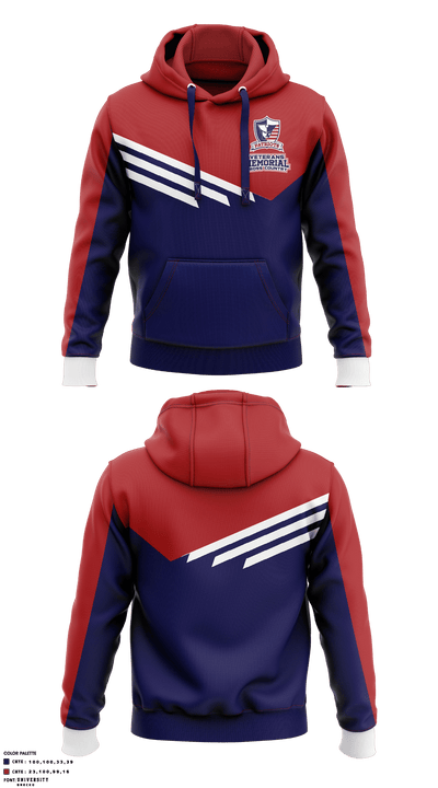 Veterans Memorial High School Cross Country 41103611 Hoodie - 1