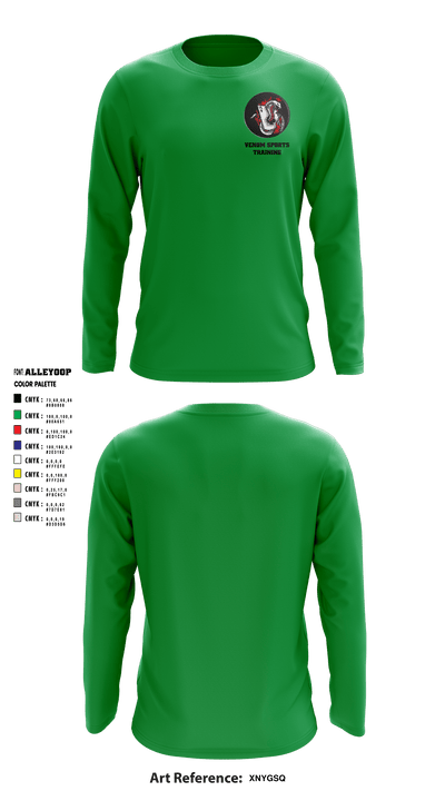 Venom Sports Training 59845358 Long Sleeve Performance Shirt - 2 (1)