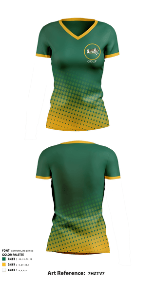 Women's Short Sleeve Vneck Shirt, Siena College Golf, Golf, Teamtime, Team time, sublimation, custom sports apparel, team uniforms, spirit wear, spiritwear, sports uniforms, custom shirts, team store, custom team store, fundraiser sports, apparel fundraiser