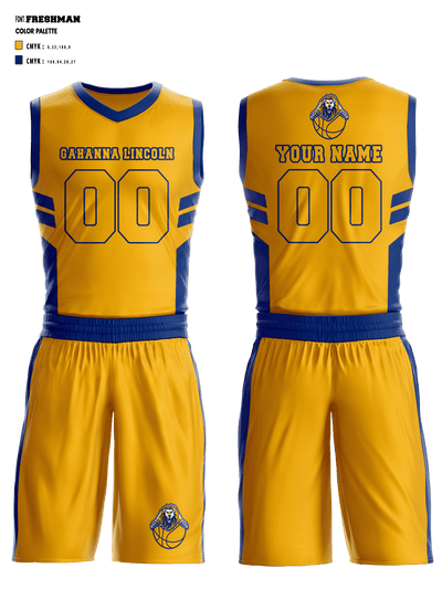 Gahanna Lincoln High School Basketball 11878787 Basketball Uniform - 1