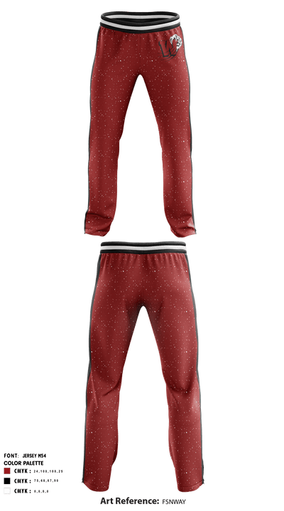 Walt Whitman Gymnastics 88529847 Sweatpants - 1