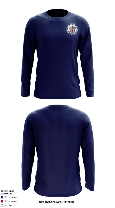 Fellowship of Christian Athletes 77170783 Long Sleeve Performance Shirt - 9