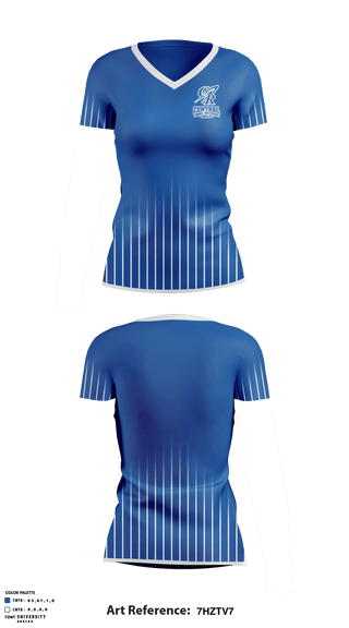Women's Short Sleeve Vneck Shirt, Central High School Golf, Golf, Teamtime, Team time, sublimation, custom sports apparel, team uniforms, spirit wear, spiritwear, sports uniforms, custom shirts, team store, custom team store, fundraiser sports, apparel fundraiser