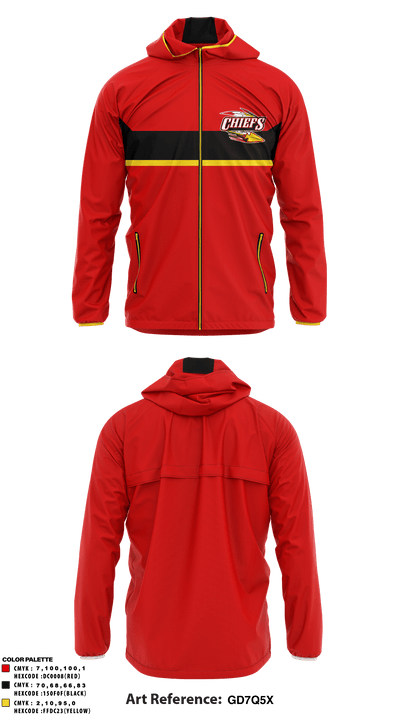 Killeen-Cove Chiefs 26950723 Windbreaker - 1
