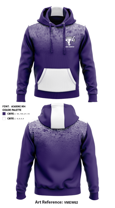 Lehi High School Cross Country 15584500 Hoodie - 1