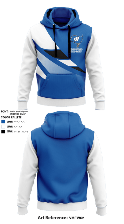 Wheatland Junior Pirates 42592626 Hoodie - 1