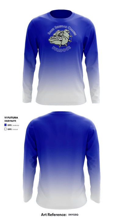 South Suburban College Basketball 78489222 Long Sleeve Performance Shirt - 1