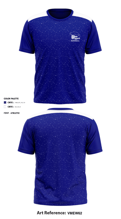 Port Gibson High School Baseball 51271609 Short Sleeve Performance Shirt - 1
