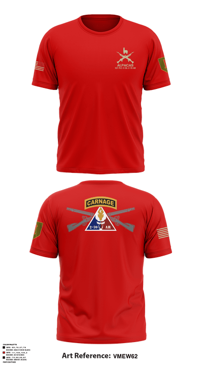 1ST PLT ALPACAS 72699724 Short Sleeve Performance Shirt - 8