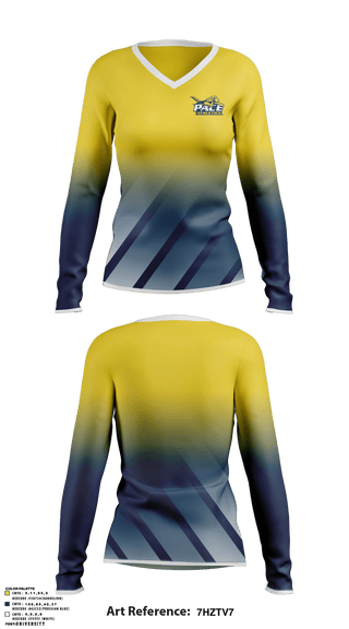 Women's Long Sleeve Vneck Shirt, PACE SOCCER, Men's Soccer, Teamtime, Team time, sublimation, custom sports apparel, team uniforms, spirit wear, spiritwear, sports uniforms, custom shirts, team store, custom team store, fundraiser sports, apparel fundraiser