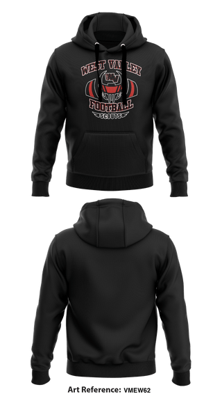 Hoodie, West Valley Scouts, Football, Teamtime, Team time, sublimation, custom sports apparel, team uniforms, spirit wear, spiritwear, sports uniforms, custom shirts, team store, custom team store, fundraiser sports, apparel fundraiser