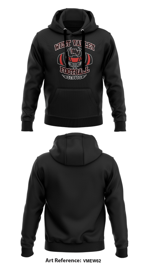 Hoodie, West Valley Scouts, Football, Teamtime, Team time, sublimation, custom sports apparel, team uniforms, spirit wear, spiritwear, sports uniforms, custom shirts, team store, custom team store, fundraiser sports, apparel fundraiser