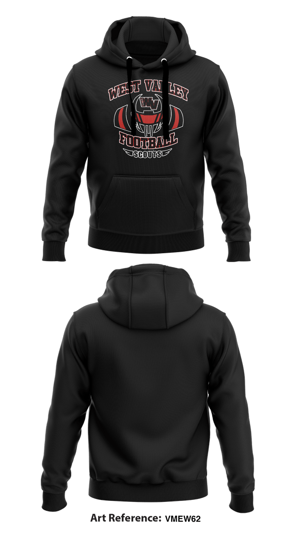Hoodie, West Valley Scouts, Football, Teamtime, Team time, sublimation, custom sports apparel, team uniforms, spirit wear, spiritwear, sports uniforms, custom shirts, team store, custom team store, fundraiser sports, apparel fundraiser