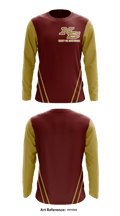 Ninety Six high school track and field 9377994 Long Sleeve Performance Shirt - 1