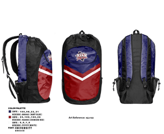 Gear Bag, Billy Ryan High School Track, Track & Field, Teamtime, Team time, sublimation, custom sports apparel, team uniforms, spirit wear, spiritwear, sports uniforms, custom shirts, team store, custom team store, fundraiser sports, apparel fundraiser