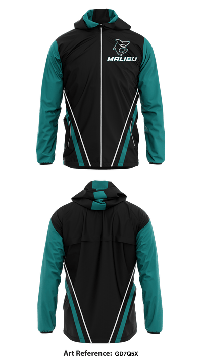 Malibu High School 94594289 Windbreaker - 1