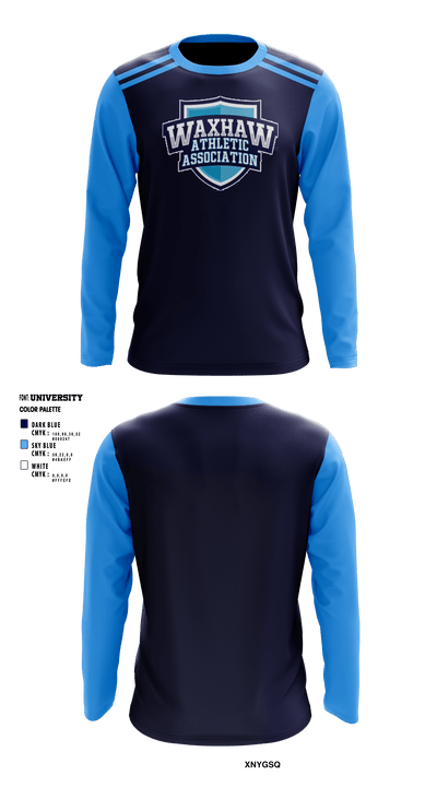 Waxhaw Athletic Association 47172506 Long Sleeve Performance Shirt - 1