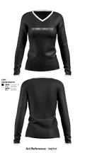 Black Powder Syndicate 35808206 Women's Long Sleeve V-neck Shirt - 1