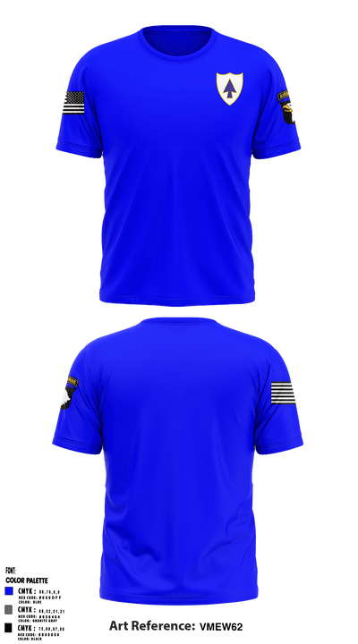 1-26 infantry recon 93723963 Short Sleeve Performance Shirt - 1
