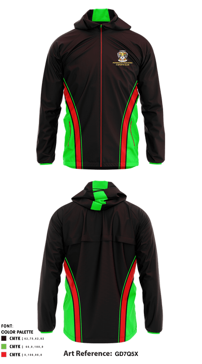 PAPAKOLEA PEACOCKS E-SPORTS CLUB 36233214 Windbreaker - 1