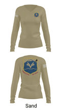 Oregon Wing CAP 9420662 Women's Long Sleeve V-neck Shirt - 42