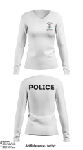 Sfs 72631557 Women's Long Sleeve V-neck Shirt - 14