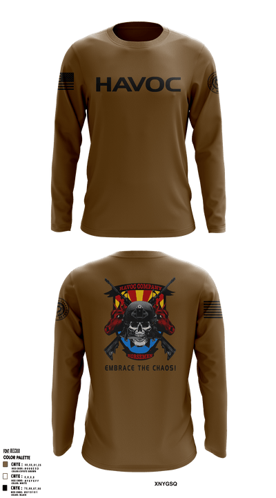 Havoc Company 75384829 Long Sleeve Performance Shirt - 8