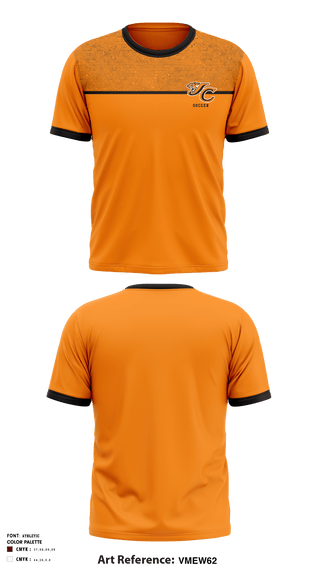 Short Sleeve Performance Shirt, Jackson Center High School Soccer, Men's Soccer, Teamtime, Team time, sublimation, custom sports apparel, team uniforms, spirit wear, spiritwear, sports uniforms, custom shirts, team store, custom team store, fundraiser sports, apparel fundraiser