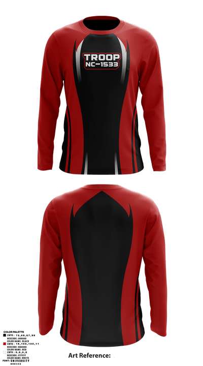 Troop NC-1533 1763802 Long Sleeve Performance Shirt - 1