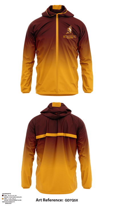 Cinco Ranch Junior High School Tennis 60457002 Windbreaker - 1
