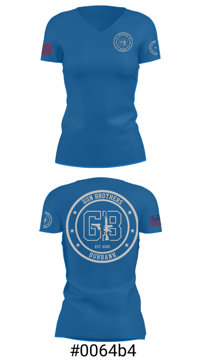 Test SF Logo 16004450 Women's Short Sleeve V-neck Shirt - 3