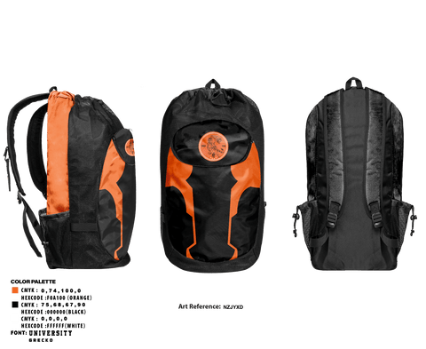 Gear Bag, Tiger Wrestling, Wrestling, Teamtime, Team time, sublimation, custom sports apparel, team uniforms, spirit wear, spiritwear, sports uniforms, custom shirts, team store, custom team store, fundraiser sports, apparel fundraiser