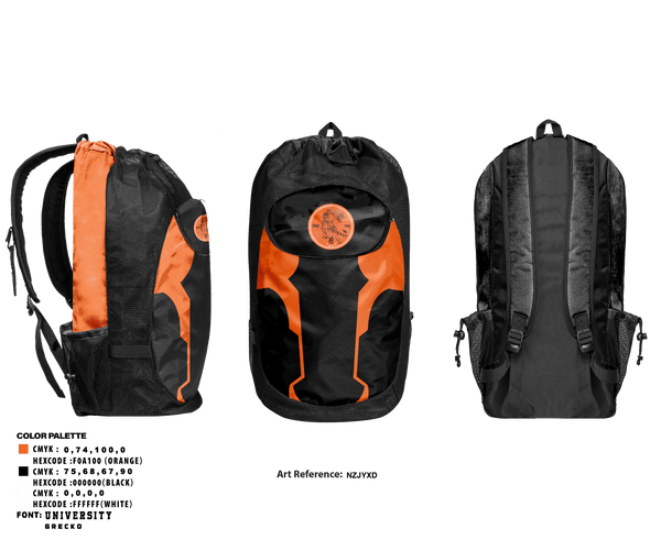 Gear Bag, Tiger Wrestling, Wrestling, Teamtime, Team time, sublimation, custom sports apparel, team uniforms, spirit wear, spiritwear, sports uniforms, custom shirts, team store, custom team store, fundraiser sports, apparel fundraiser