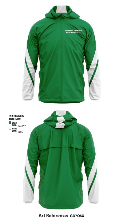Southern Okanagan Volleyball Club 75087463 Windbreaker - 1
