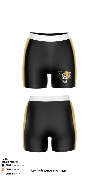 Commack High School Wrestling 82266688 Compression Shorts - 1