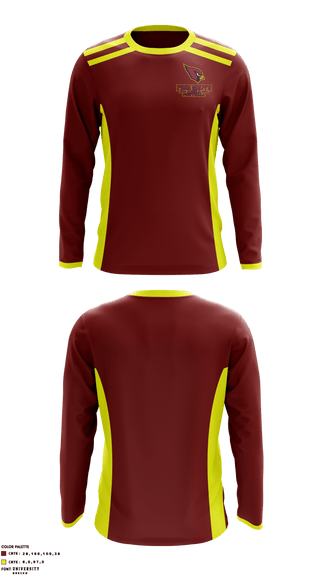 Long Sleeve Performance Shirt, Pine Grove Area High School Football, Football, Teamtime, Team time, sublimation, custom sports apparel, team uniforms, spirit wear, spiritwear, sports uniforms, custom shirts, team store, custom team store, fundraiser sports, apparel fundraiser