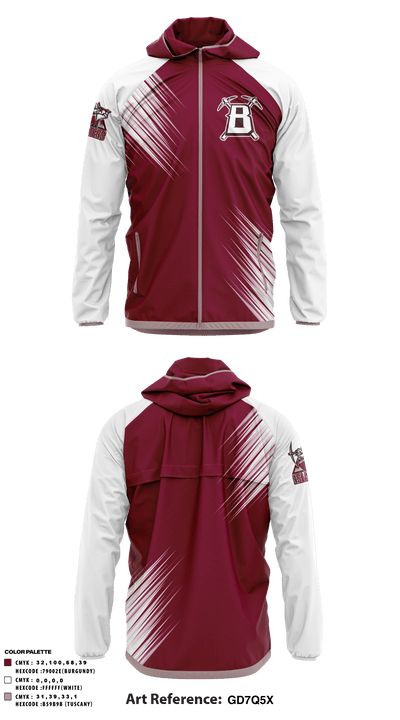 Bangor Area Senior High School Softball 12308346 Windbreaker - 1