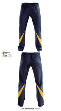 George Washington track and field 9961451 Sweatpants with zipper bottoms - 8
