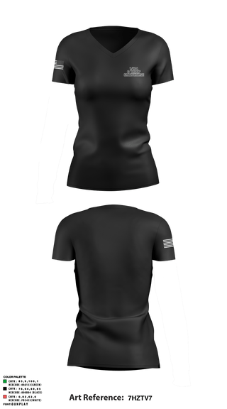 Women's Short Sleeve Vneck Shirt, , National Guard, Teamtime, Team time, sublimation, custom sports apparel, team uniforms, spirit wear, spiritwear, sports uniforms, custom shirts, team store, custom team store, fundraiser sports, apparel fundraiser
