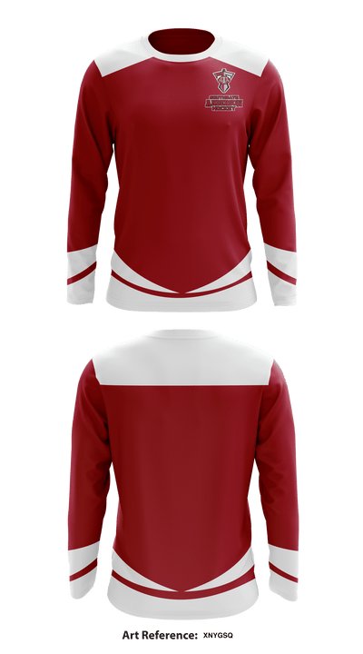 Southgate Anderson Hockey 79042191 Long Sleeve Performance Shirt - 1