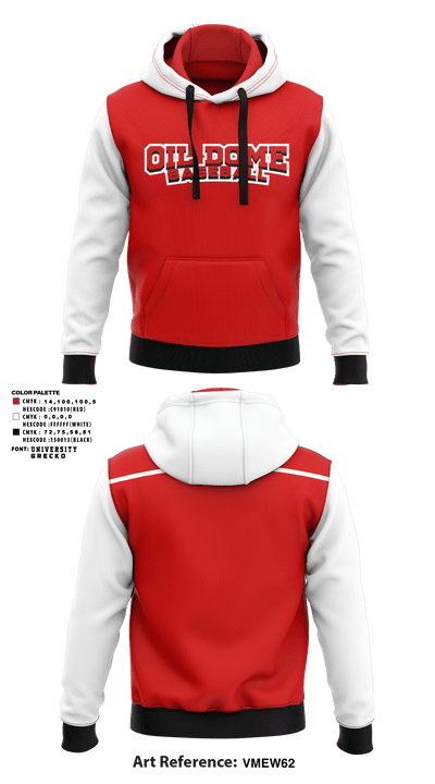 Oil Dome Baseball League 62612515 Hoodie - 1