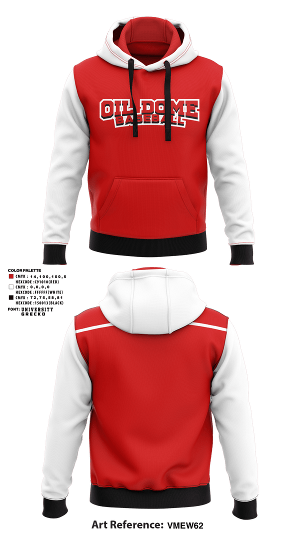 Hoodie, Oil Dome Baseball League, Baseball, Teamtime, Team time, sublimation, custom sports apparel, team uniforms, spirit wear, spiritwear, sports uniforms, custom shirts, team store, custom team store, fundraiser sports, apparel fundraiser