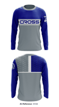 Cross Trojans 32713936 Long Sleeve Performance Shirt - 1