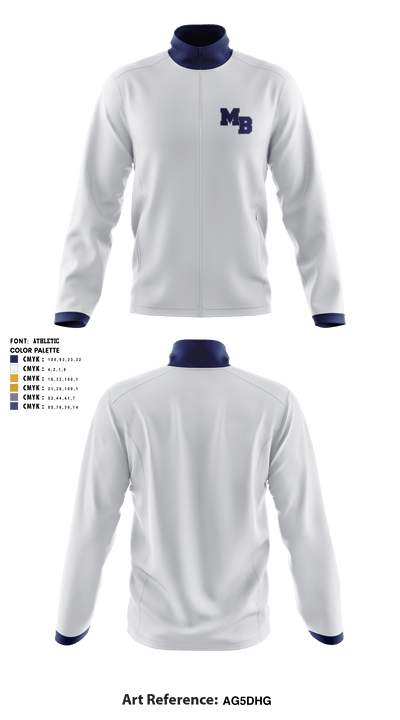 Mt Bethel Christian Academy Upper School Basketball 66174729 Fleece Jacket - 3